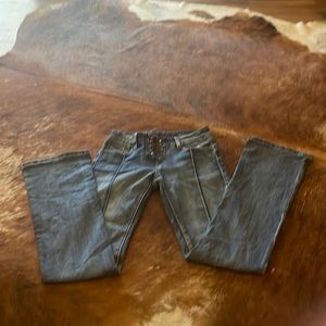 Grace LA jeans - boot cut - size 25 lace-up